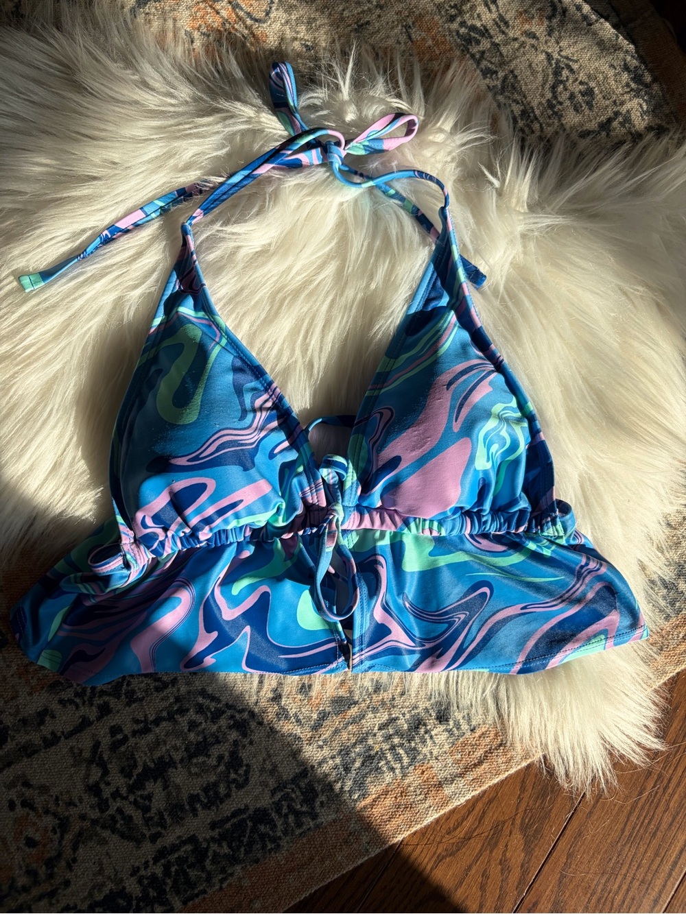 Psychadelic bikini top